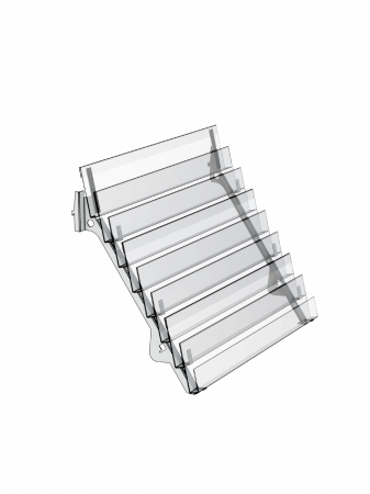 Click Here To Enlarge This Photo Of Bartuf - 8 Tier 35&sol;35&sol;35&sol;35&sol;35&sol;35&sol;35&sol;35mm Magazine Shelf