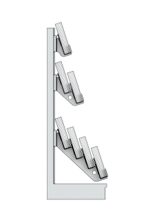 Bartuf 7 Tier Super Gondola Magazine Bay