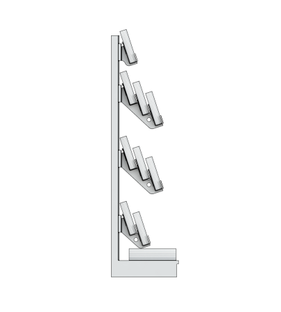 Click Here To Enlarge This Photo Of Bartuf 9 Tier Super Magazine Display Bay