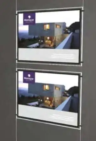 Click Here To Enlarge This Photo Of A4  Double Landscape Light Panel Bevelled Edge