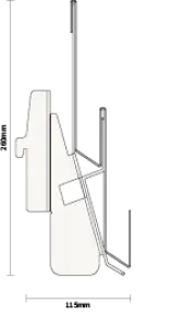 Bartuf 2 Tier Greeting Card Shelving