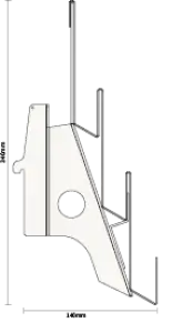 Bartuf 3 Tier Greeting Card Shelving