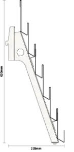 Bartuf 6 Tier Greeting Card Shelving