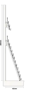 Bartuf 15 Tier Greeting Card Shelving
