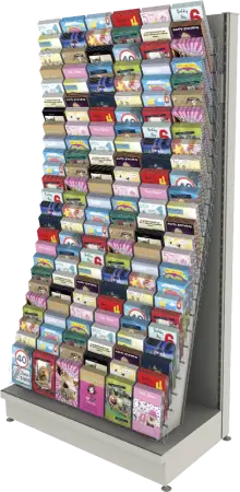 Click Here To Enlarge This Photo Of Bartuf 16 Tier Greeting Card Shelving