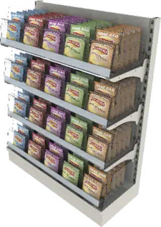 Click Here To Enlarge This Photo Of Bartuf 400mm Deep Individual Flangle Shelves