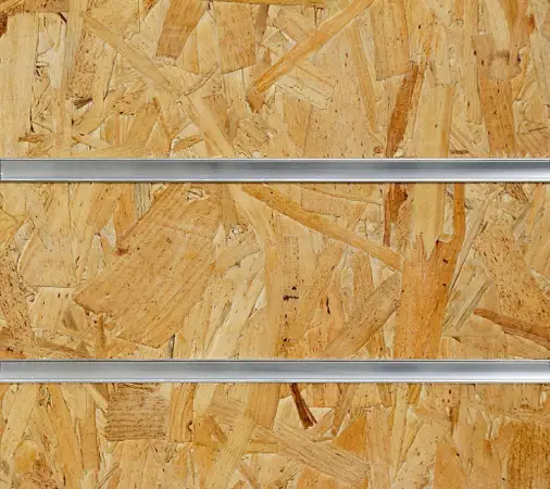 Click Here To Enlarge This Photo Of OSB Slatwall Panels - 2400mm x 1200mm