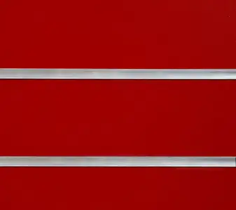 Red Slatwall Panels - 2400mm x 1200mm