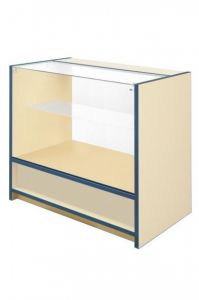 3&sol;4 Glass Front Counter - Castle Range