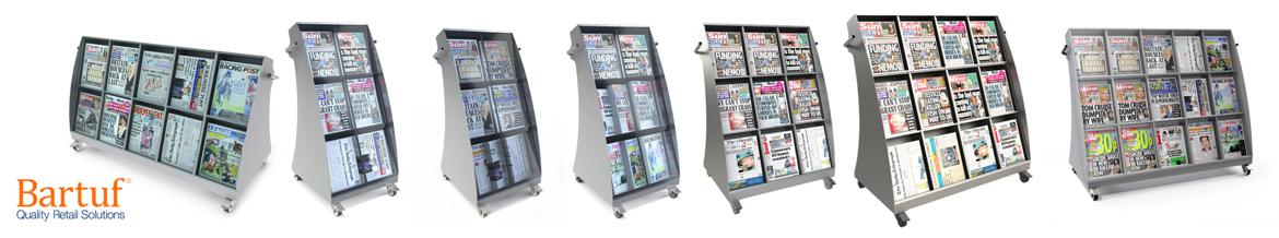 Bartuf Slimline Outside Newspaper Displays