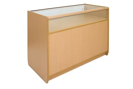 Loxley 1/3 Glass Front Counter with Glass