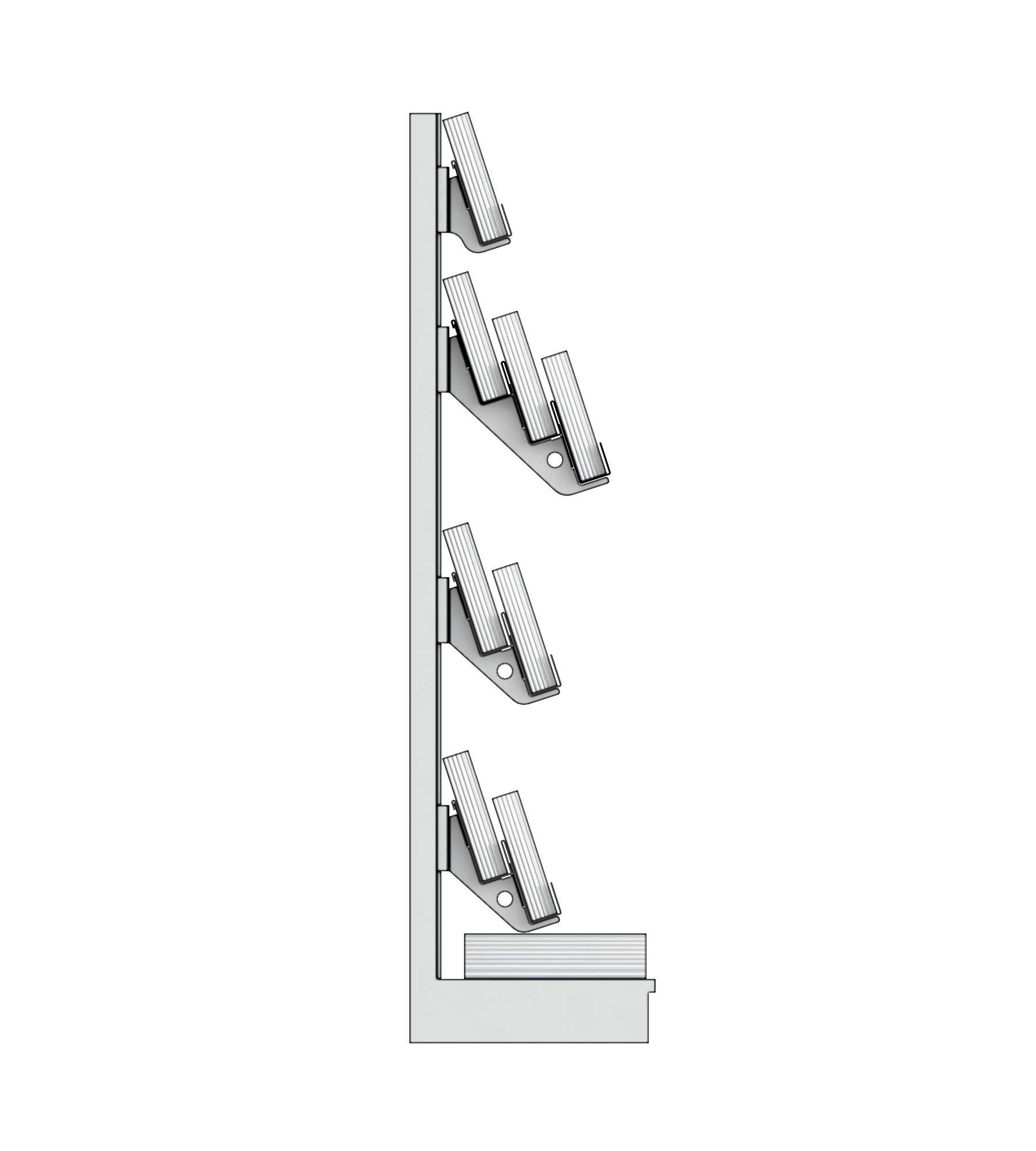 Bartuf 8 Tier Super Magazine Bay