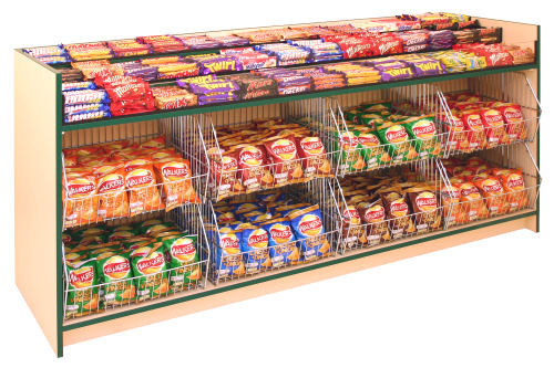 Stepped Confectionery & Crisp Display Counter - Castle Range