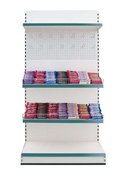 Modular Shelving - Stationery / Confectionery Wall Display