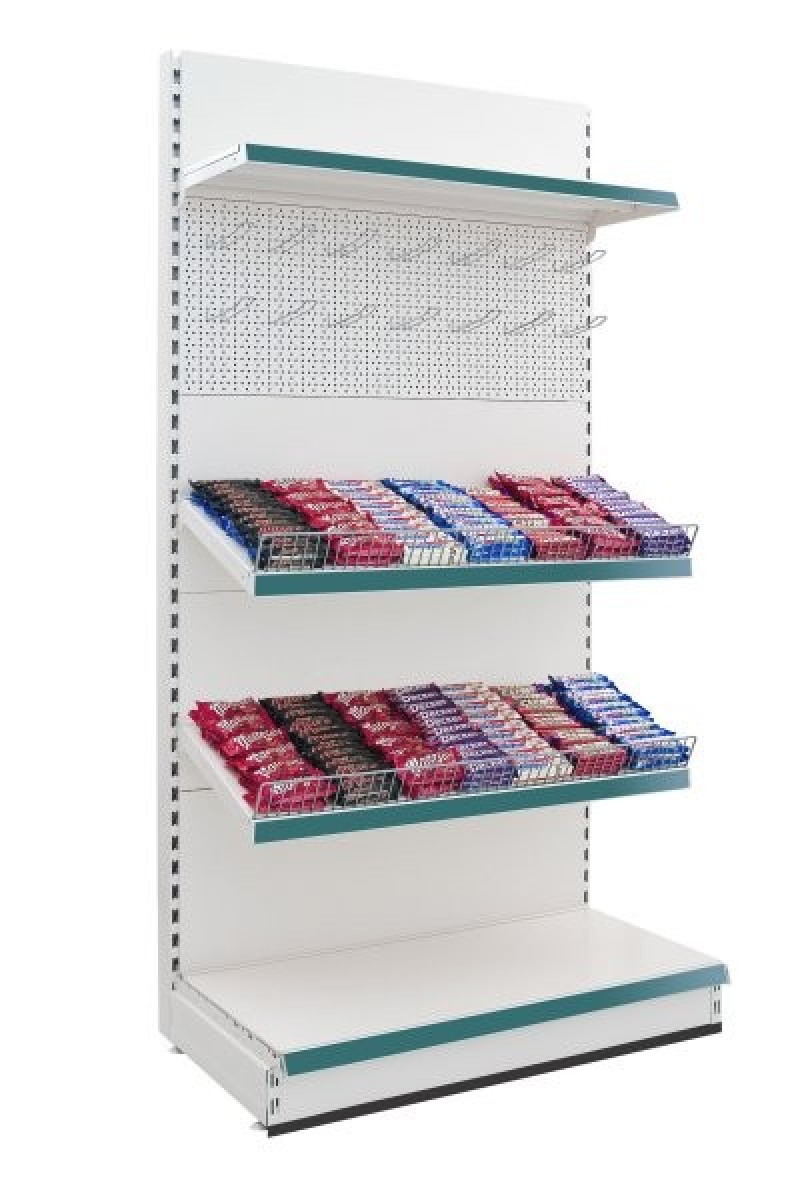 Modular Shelving - Stationery / Confectionery Wall Display