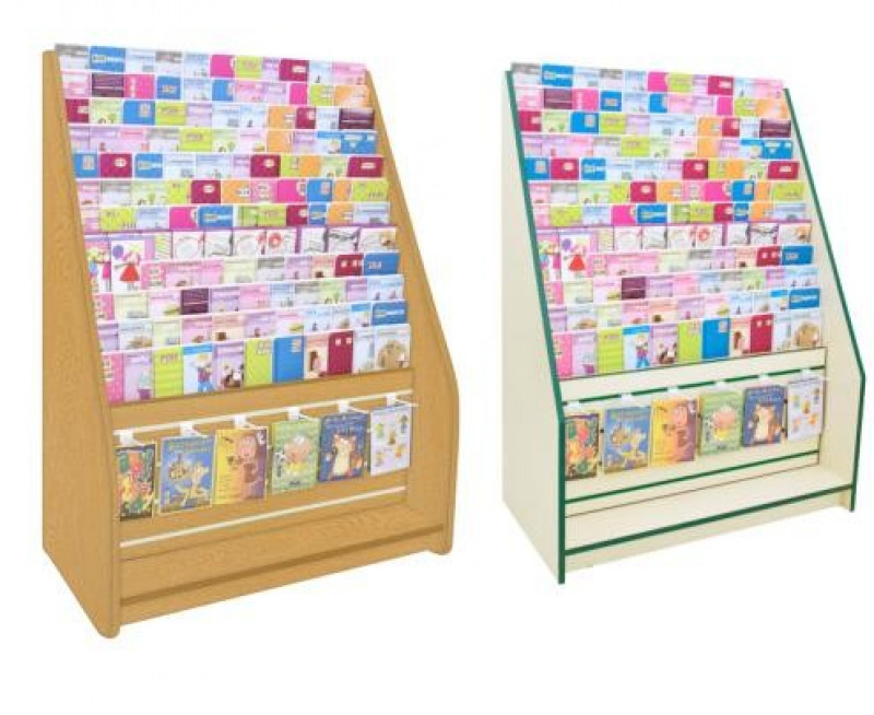 12 Tier Card Rack with Slatwall Drawer