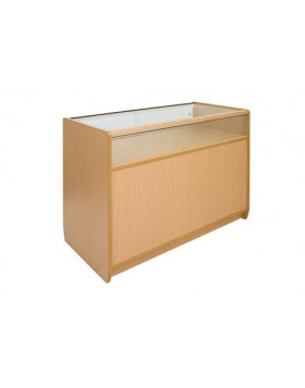 Loxley 1/3 Glass Front Counter with Glass