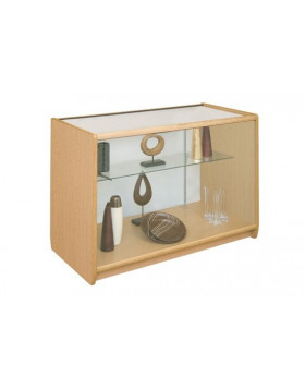 Loxley Glass Front Glass Top Full Vision Display Counter