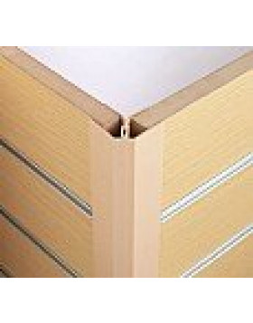 Slatwall 2-Piece Corner Quadrant | Profile