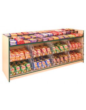 Stepped Confectionery & Crisp Display Counter - Castle Range