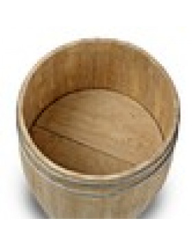 Medium Wooden Display Barrel