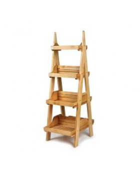 Double Sided 4 Tier Display Stand