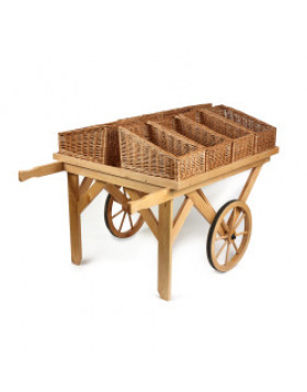 Mobile Flat Top Display Cart