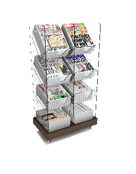 Bartuf Twin Tower Newspaper Display