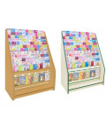 12 Tier Card Rack with Slatwall Drawer