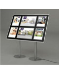 A4 Portrait + A3 Landscape LED Freestanding Display